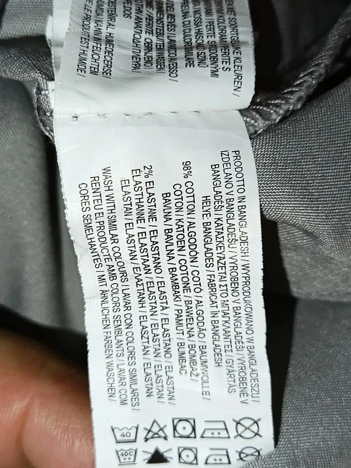 Pantalón chino gris claro Primark Talla 40 – photo 9